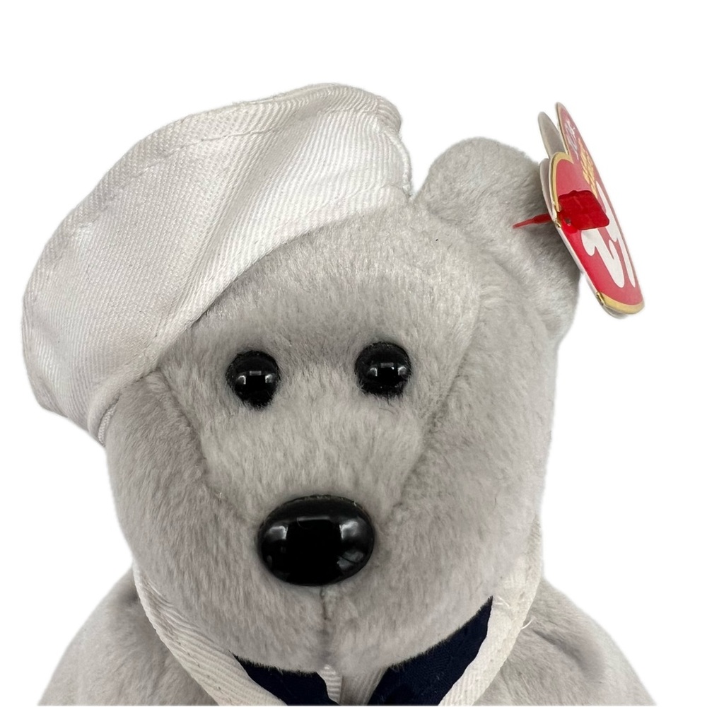 Ty Beanie Babies Collection Ronnie USS Ronald Reagan Bear Beanie Baby Plush - Picture 15 of 16